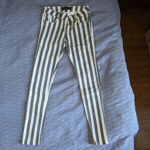River Island skinny jeans with stripes